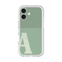 スリムプロテクションプレミアムケース with MagSafe［ オリジナル - initial two tone - A green ］