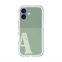 スリムプロテクションプレミアムケース with MagSafe［ オリジナル - initial two tone - A green ］