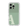 スリムプロテクションプレミアムケース with MagSafe［ オリジナル - initial two tone - A green ］