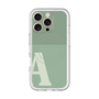 スリムプロテクションプレミアムケース with MagSafe［ オリジナル - initial two tone - A green ］