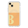 スリムプロテクションプレミアムケース with MagSafe［ オリジナル - initial two tone - B orange ］