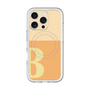 スリムプロテクションプレミアムケース with MagSafe［ オリジナル - initial two tone - B orange ］