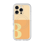 スリムプロテクションプレミアムケース with MagSafe［ オリジナル - initial two tone - B orange ］