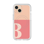 スリムプロテクションプレミアムケース with MagSafe［ オリジナル - initial two tone - B pink ］