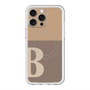 スリムプロテクションプレミアムケース with MagSafe［ オリジナル - initial two tone - B brown ］