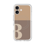 スリムプロテクションプレミアムケース with MagSafe［ オリジナル - initial two tone - B brown ］