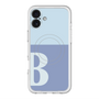 スリムプロテクションプレミアムケース with MagSafe［ オリジナル - initial two tone - B blue ］