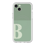 スリムプロテクションプレミアムケース with MagSafe［ オリジナル - initial two tone - B green ］