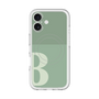 スリムプロテクションプレミアムケース with MagSafe［ オリジナル - initial two tone - B green ］