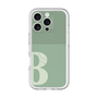 スリムプロテクションプレミアムケース with MagSafe［ オリジナル - initial two tone - B green ］
