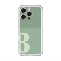 スリムプロテクションプレミアムケース with MagSafe［ オリジナル - initial two tone - B green ］