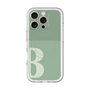 スリムプロテクションプレミアムケース with MagSafe［ オリジナル - initial two tone - B green ］