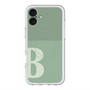 スリムプロテクションプレミアムケース with MagSafe［ オリジナル - initial two tone - B green ］