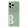 スリムプロテクションプレミアムケース with MagSafe［ オリジナル - initial two tone - B green ］