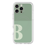 スリムプロテクションプレミアムケース with MagSafe［ オリジナル - initial two tone - B green ］