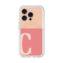 スリムプロテクションプレミアムケース with MagSafe［ オリジナル - initial two tone - C pink ］