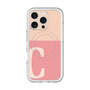 スリムプロテクションプレミアムケース with MagSafe［ オリジナル - initial two tone - C pink ］