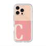 スリムプロテクションプレミアムケース with MagSafe［ オリジナル - initial two tone - C pink ］