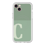 スリムプロテクションプレミアムケース with MagSafe［ オリジナル - initial two tone - C green ］