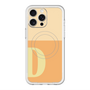 スリムプロテクションプレミアムケース with MagSafe［ オリジナル - initial two tone - D orange ］