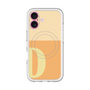 スリムプロテクションプレミアムケース with MagSafe［ オリジナル - initial two tone - D orange ］