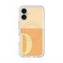 スリムプロテクションプレミアムケース with MagSafe［ オリジナル - initial two tone - D orange ］