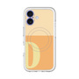 スリムプロテクションプレミアムケース with MagSafe［ オリジナル - initial two tone - D orange ］