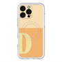 スリムプロテクションプレミアムケース with MagSafe［ オリジナル - initial two tone - D orange ］