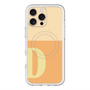 スリムプロテクションプレミアムケース with MagSafe［ オリジナル - initial two tone - D orange ］