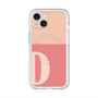スリムプロテクションプレミアムケース with MagSafe［ オリジナル - initial two tone - D pink ］