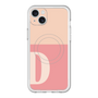 スリムプロテクションプレミアムケース with MagSafe［ オリジナル - initial two tone - D pink ］