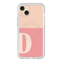スリムプロテクションプレミアムケース with MagSafe［ オリジナル - initial two tone - D pink ］