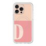 スリムプロテクションプレミアムケース with MagSafe［ オリジナル - initial two tone - D pink ］