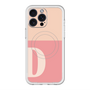 スリムプロテクションプレミアムケース with MagSafe［ オリジナル - initial two tone - D pink ］