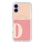 スリムプロテクションプレミアムケース with MagSafe［ オリジナル - initial two tone - D pink ］
