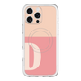 スリムプロテクションプレミアムケース with MagSafe［ オリジナル - initial two tone - D pink ］