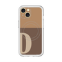 スリムプロテクションプレミアムケース with MagSafe［ オリジナル - initial two tone - D brown ］