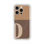スリムプロテクションプレミアムケース with MagSafe［ オリジナル - initial two tone - D brown ］