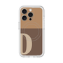 スリムプロテクションプレミアムケース with MagSafe［ オリジナル - initial two tone - D brown ］