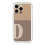 スリムプロテクションプレミアムケース with MagSafe［ オリジナル - initial two tone - D brown ］