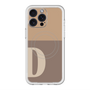 スリムプロテクションプレミアムケース with MagSafe［ オリジナル - initial two tone - D brown ］