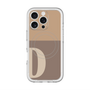 スリムプロテクションプレミアムケース with MagSafe［ オリジナル - initial two tone - D brown ］