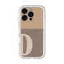 スリムプロテクションプレミアムケース with MagSafe［ オリジナル - initial two tone - D brown ］