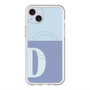 スリムプロテクションプレミアムケース with MagSafe［ オリジナル - initial two tone - D blue ］