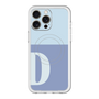 スリムプロテクションプレミアムケース with MagSafe［ オリジナル - initial two tone - D blue ］