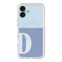 スリムプロテクションプレミアムケース with MagSafe［ オリジナル - initial two tone - D blue ］