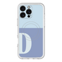 スリムプロテクションプレミアムケース with MagSafe［ オリジナル - initial two tone - D blue ］