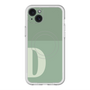 スリムプロテクションプレミアムケース with MagSafe［ オリジナル - initial two tone - D green ］