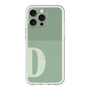 スリムプロテクションプレミアムケース with MagSafe［ オリジナル - initial two tone - D green ］