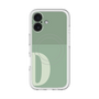 スリムプロテクションプレミアムケース with MagSafe［ オリジナル - initial two tone - D green ］